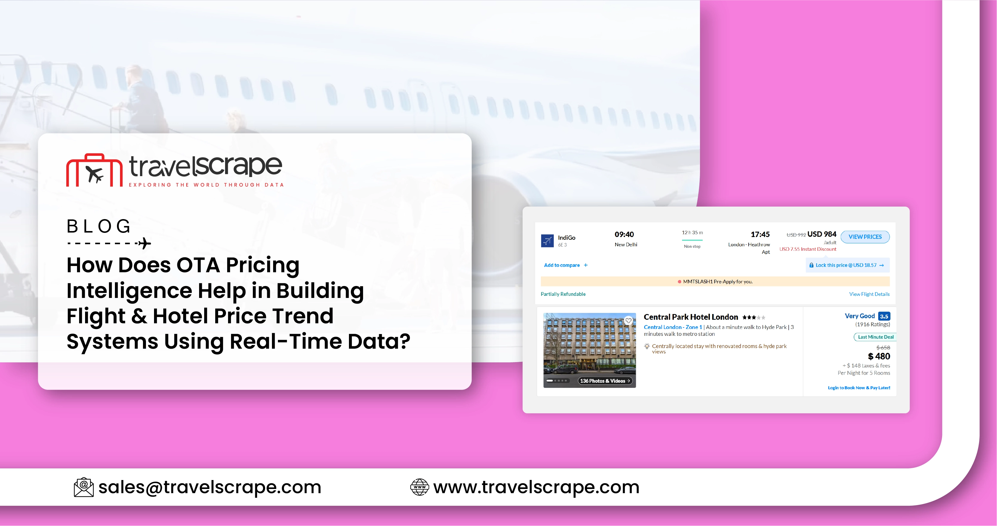 Flight & Hotel Price Trend with OTA Pricing Intelligence